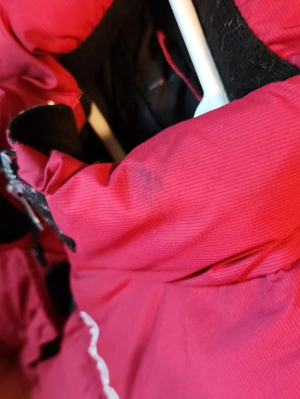 Vintage Spyder Kids Red Puffer Down Jacket Size 8
